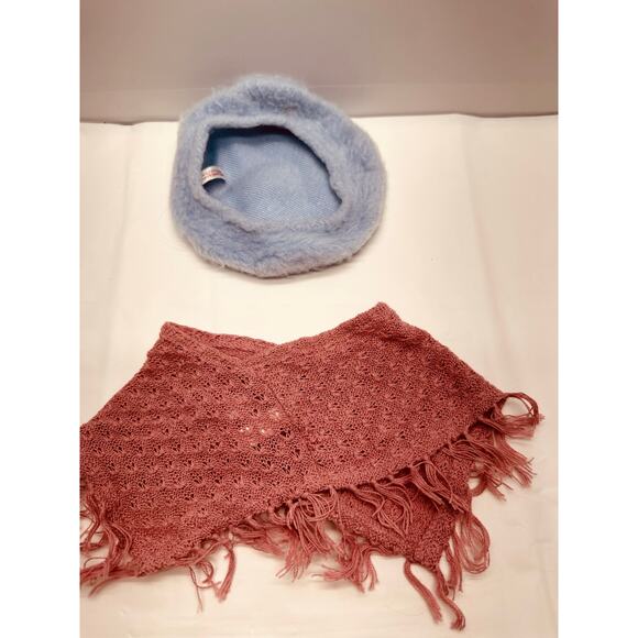 American Girl Doll Sightseeing Outfit Accessories Shawl and Hat Only Retired - Picture 3 of 4